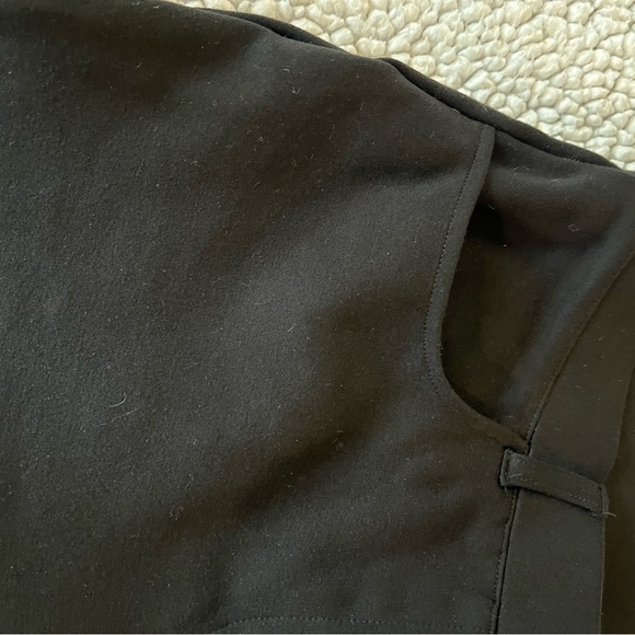 Quince Black Ponte Stretch Pants - Size L - Picture 4 of 7